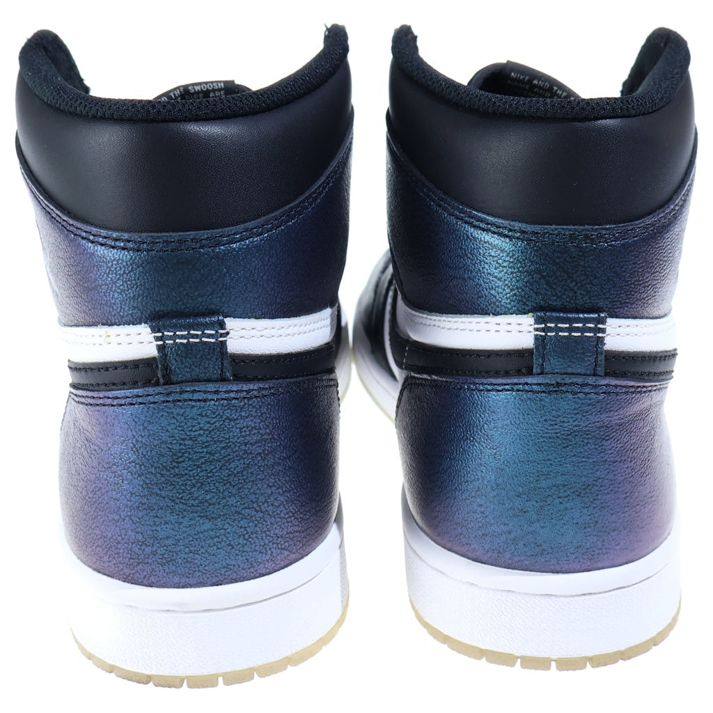 NIKE(ナイキ) AIR JORDAN 1 RETRO HIGH OG ALLSTER 2017 CHAMELEON エアジョーダン1 カメレオン ハイカットスニーカー メタリックブルー/ホワイト US10/28cm 907958-015