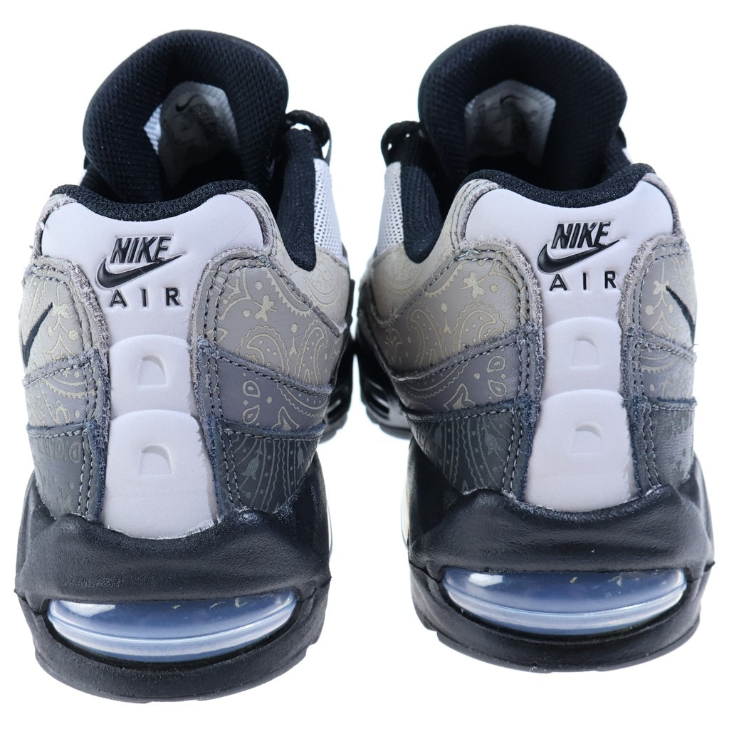 NIKE(ナイキ) AIR MAX 95 BIG BUBBLE LASER PAISLEY IR0802-100 エアマックス95 ビッグバブル ローカットスニーカー ホワイト/グレー/ブラック US10/28cm