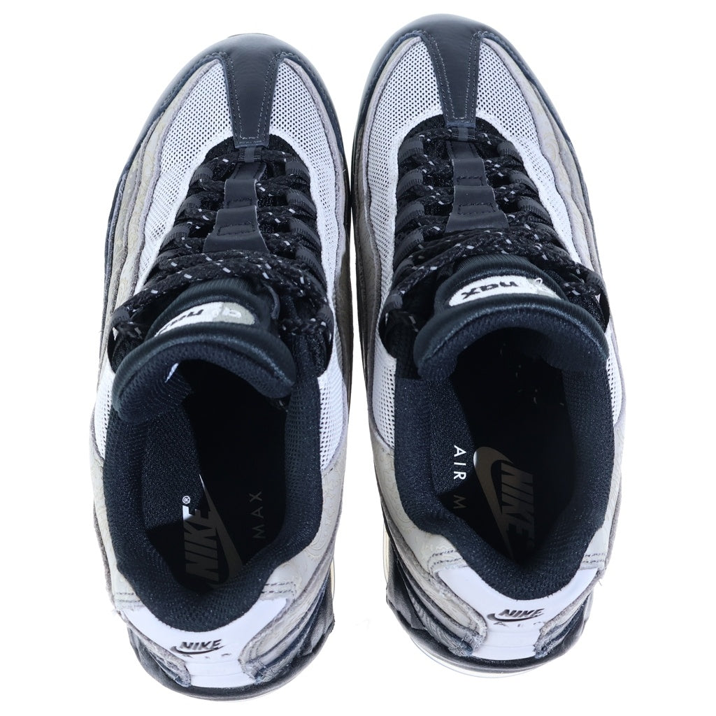 NIKE(ナイキ) AIR MAX 95 BIG BUBBLE LASER PAISLEY IR0802-100 エアマックス95 ビッグバブル ローカットスニーカー ホワイト/グレー/ブラック US10/28cm