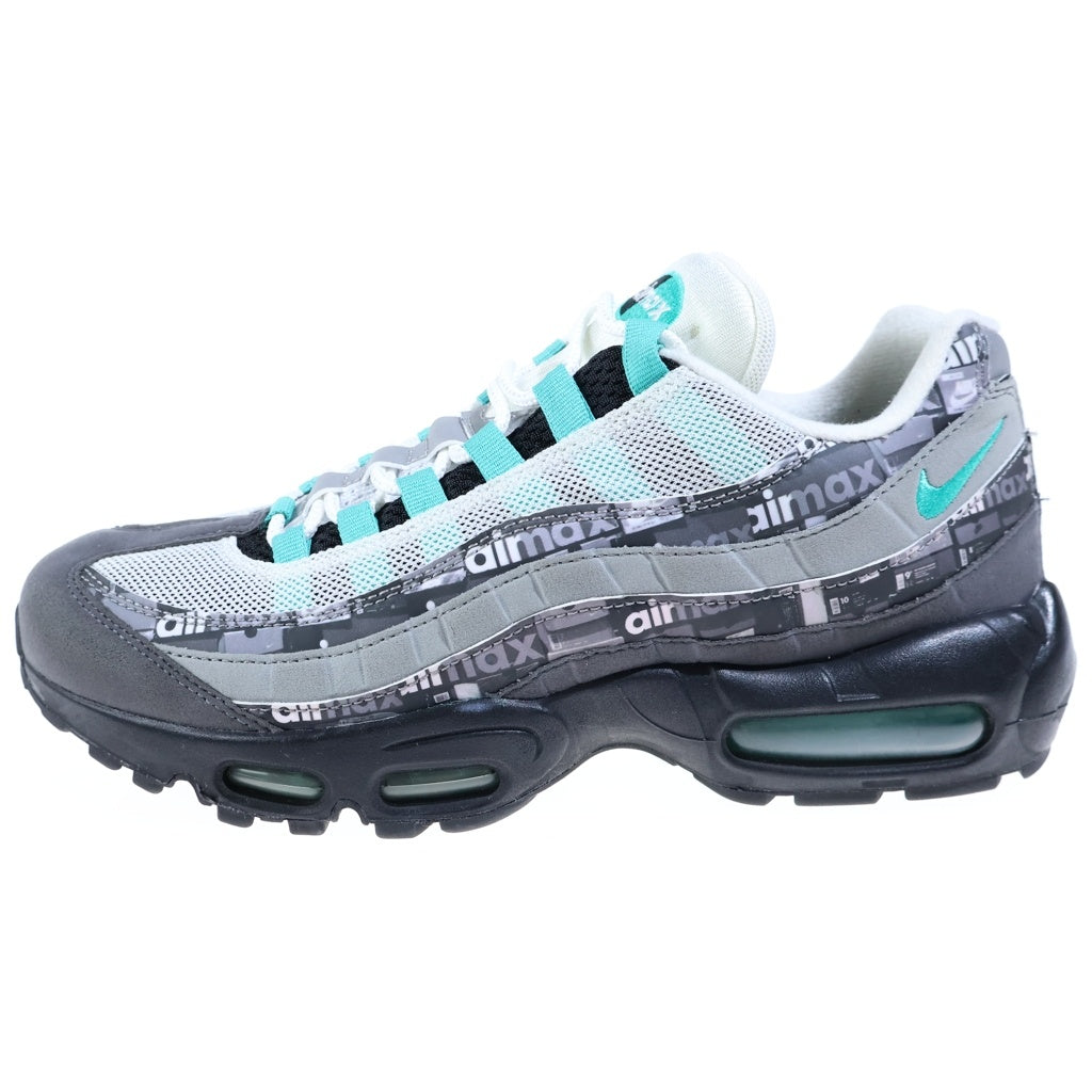 NIKE(ナイキ) ×ATMOS AIR MAX95 AQ0925-001 アトモス エアマックス95 ローカットスニーカー グレー US9/27cm