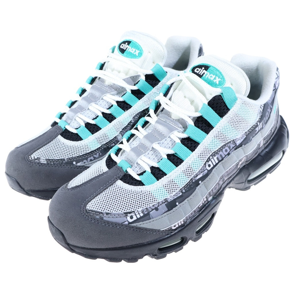 NIKE(ナイキ) ×ATMOS AIR MAX95 AQ0925-001 アトモス エアマックス95 ローカットスニーカー グレー US9/27cm