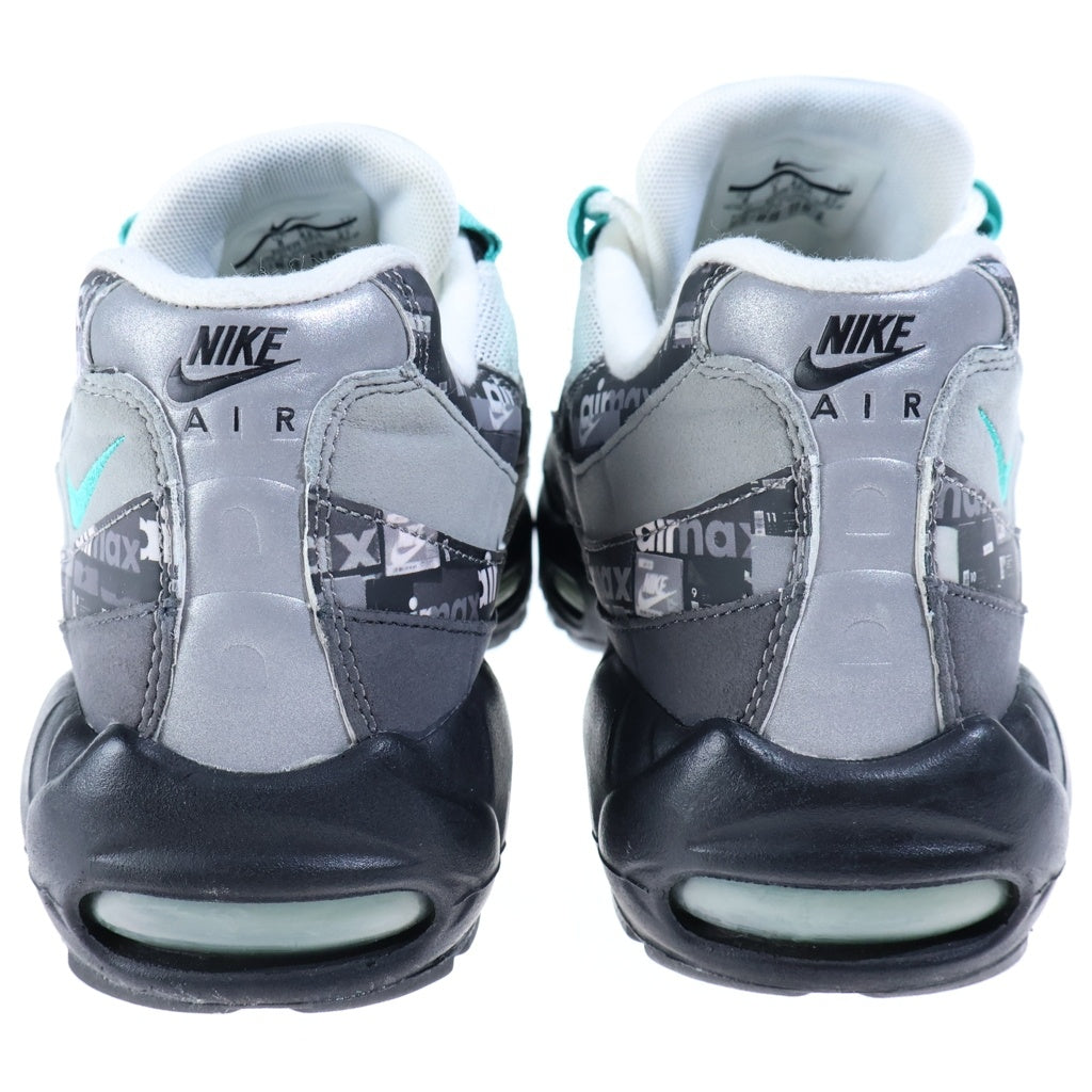 NIKE(ナイキ) ×ATMOS AIR MAX95 AQ0925-001 アトモス エアマックス95 ローカットスニーカー グレー US9/27cm
