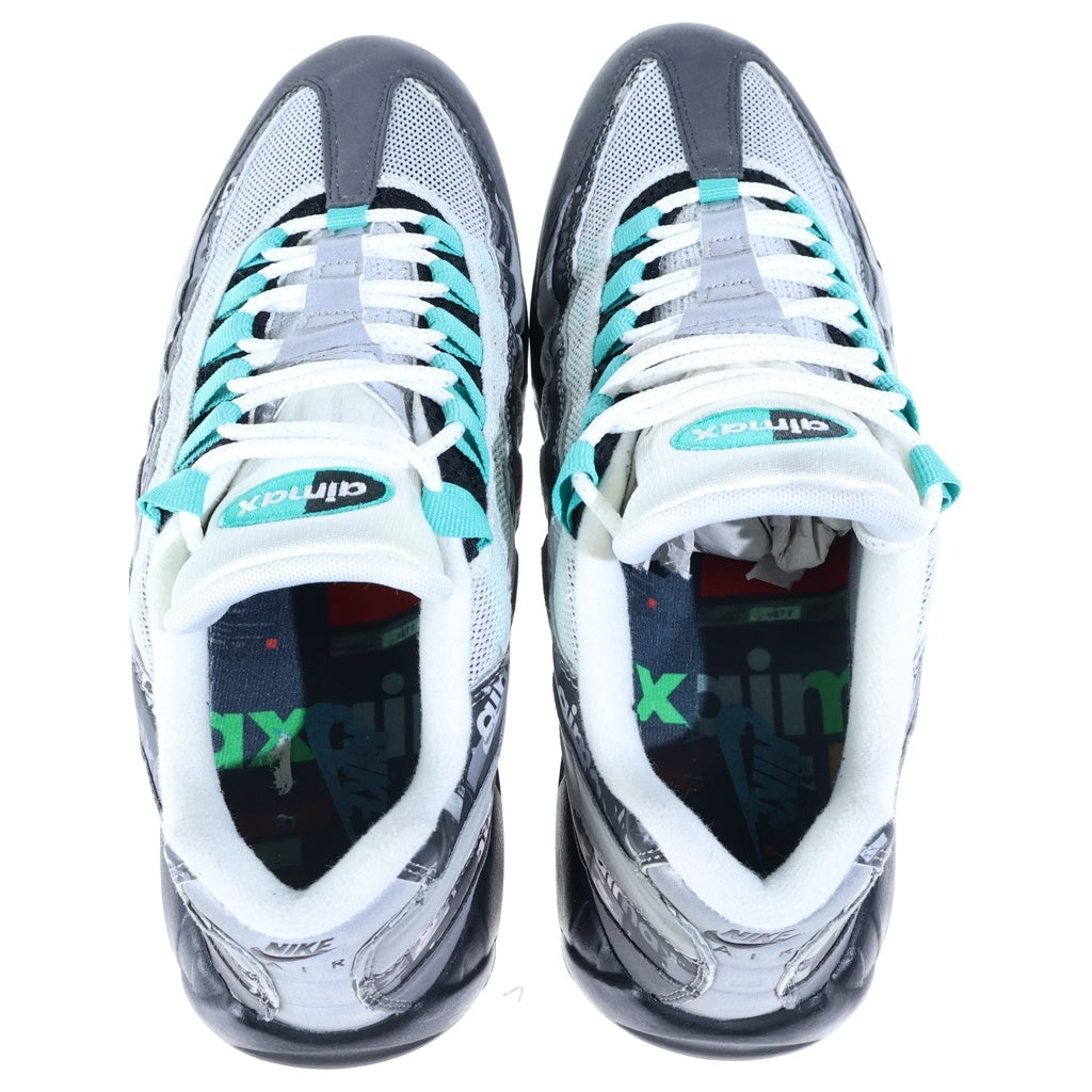 NIKE(ナイキ) ×ATMOS AIR MAX95 AQ0925-001 アトモス エアマックス95 ローカットスニーカー グレー US9/27cm