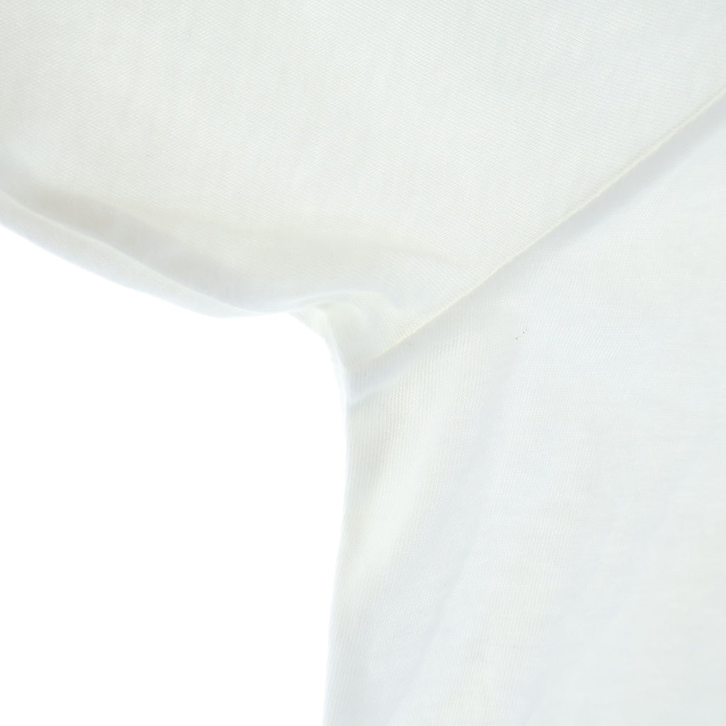 OFF-WHITE(オフホワイト) 23AW フロント/袖刺繍ロゴ 長袖Tシャツ カットソー ホワイト OMAB086F23JER002