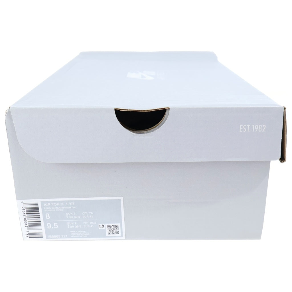 NIKE(ナイキ) AIR FORCE 1 LOW PEARL WHITE エアフォース1 ローカットスニーカー ベージュ/ブラウン US8/26cm IB8865-221