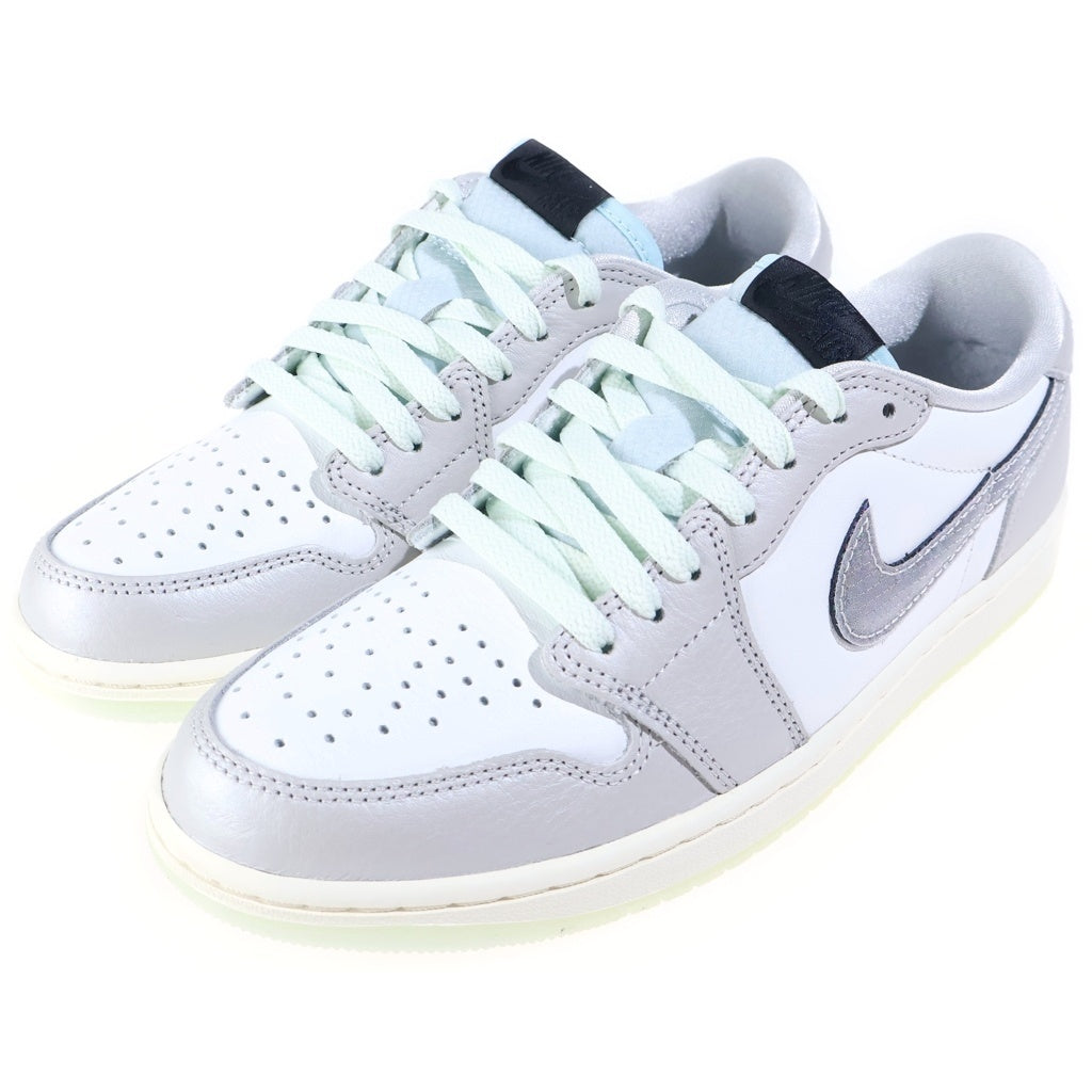 NIKE(ナイキ) AIR JORDAN 1 RETRO LOW OG LUNAR NEW YEAR エアジョーダン1 ルナニューイヤー ローカットスニーカー ホワイト/グレー US8/26cm HF3144-100