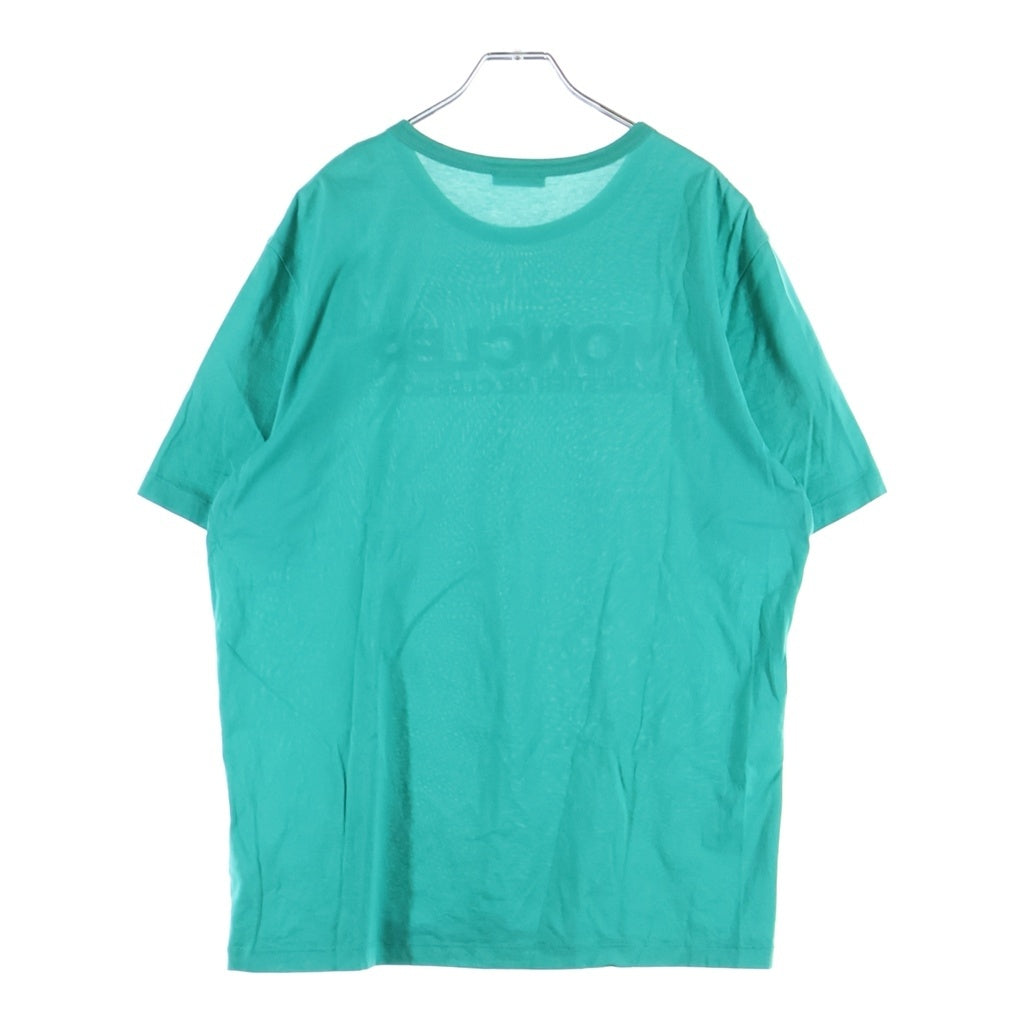 MONCLER(モンクレール) MAGLIA T-SHIRT ラバーロゴ 半袖Tシャツ カットソー グリーン G10918C7D910