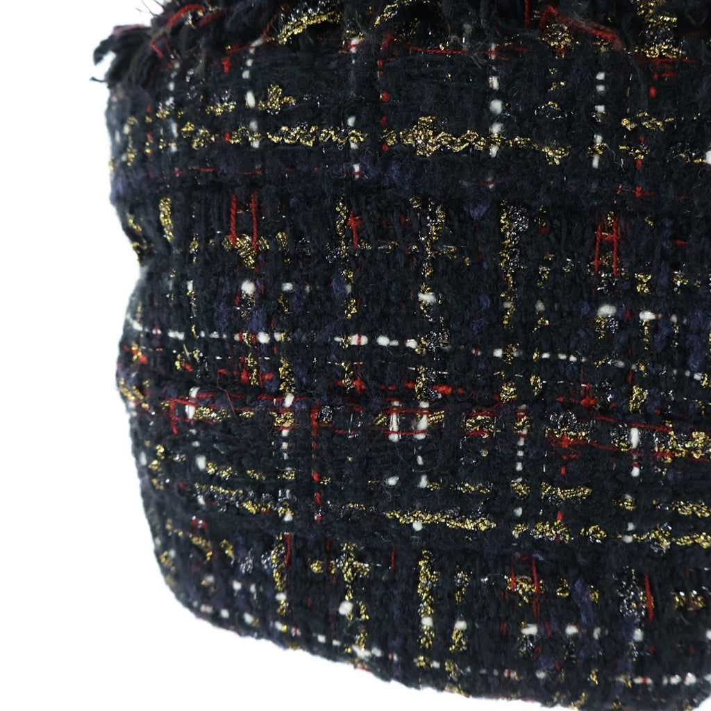 CHANEL(シャネル) グリポア P61コレクション ウール ジャケット ブラック/ゴールド レディース P61743V47084
