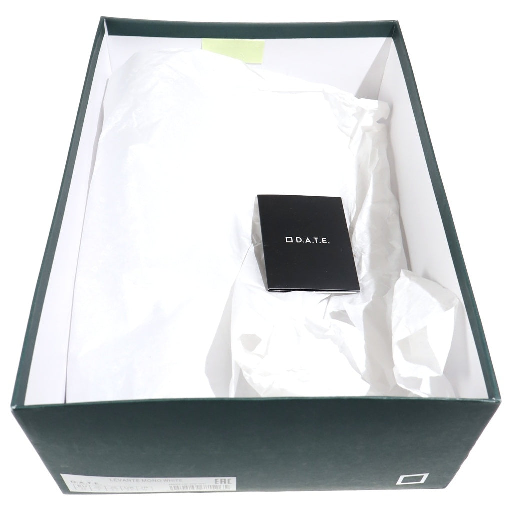 D.A.T.E.(デイト) レヴァンテ レザー ローカットシューズ スニーカー ホワイト LV-MN-WH