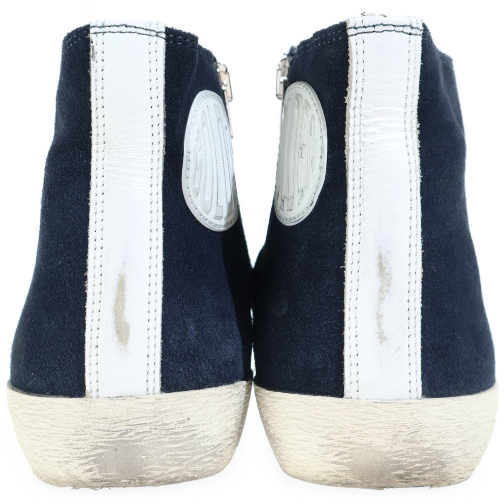 GOLDEN GOOSE DELUXE BRAND(ゴールデングースデラックスブランド) FRANCY フランシー ハイカットスニーカー シューズ スエード ブラック GMF00113.F000322.50517