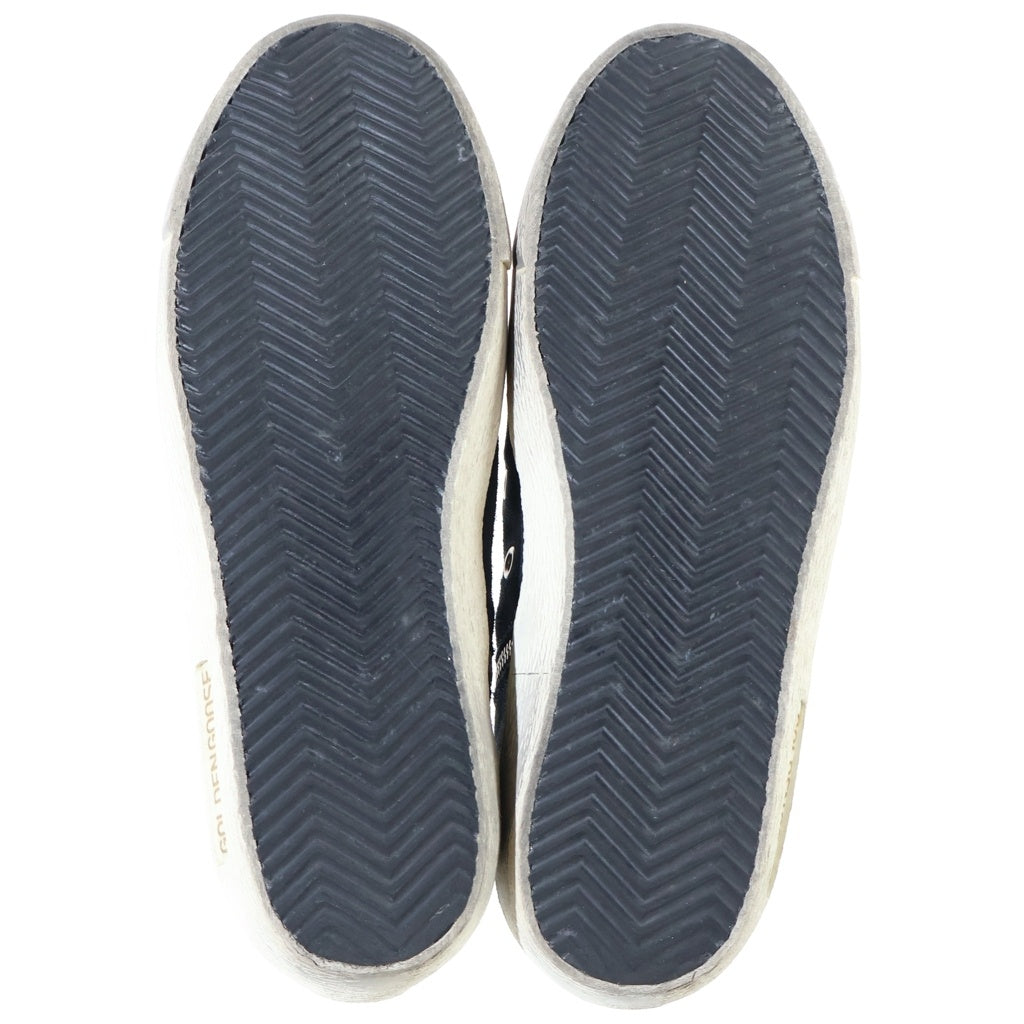 GOLDEN GOOSE DELUXE BRAND(ゴールデングースデラックスブランド) FRANCY フランシー ハイカットスニーカー シューズ スエード ブラック GMF00113.F000322.50517