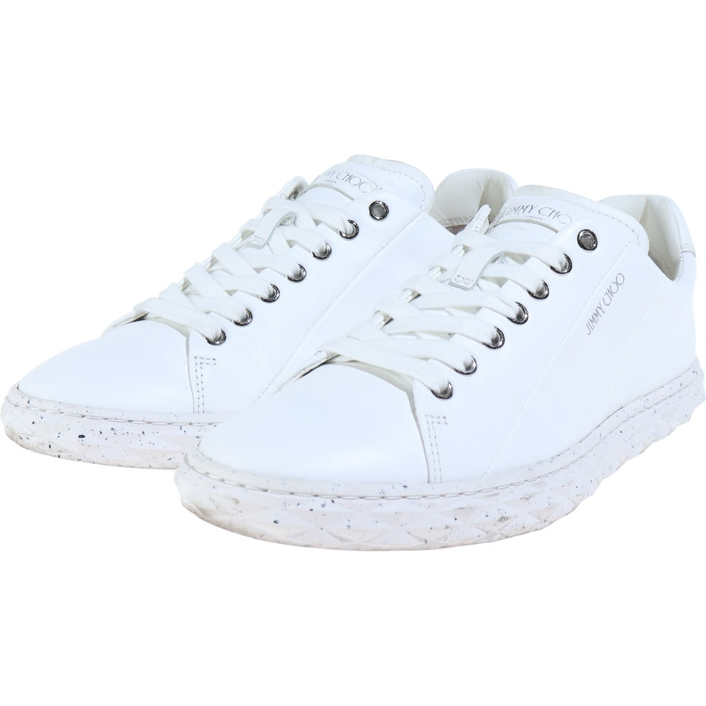 JIMMY CHOO(ジミーチュウ) DIAMOND LIGHT/M ダイヤモンドライトマキシ ローカットスニーカー シューズ ホワイト RXN 231 レディース