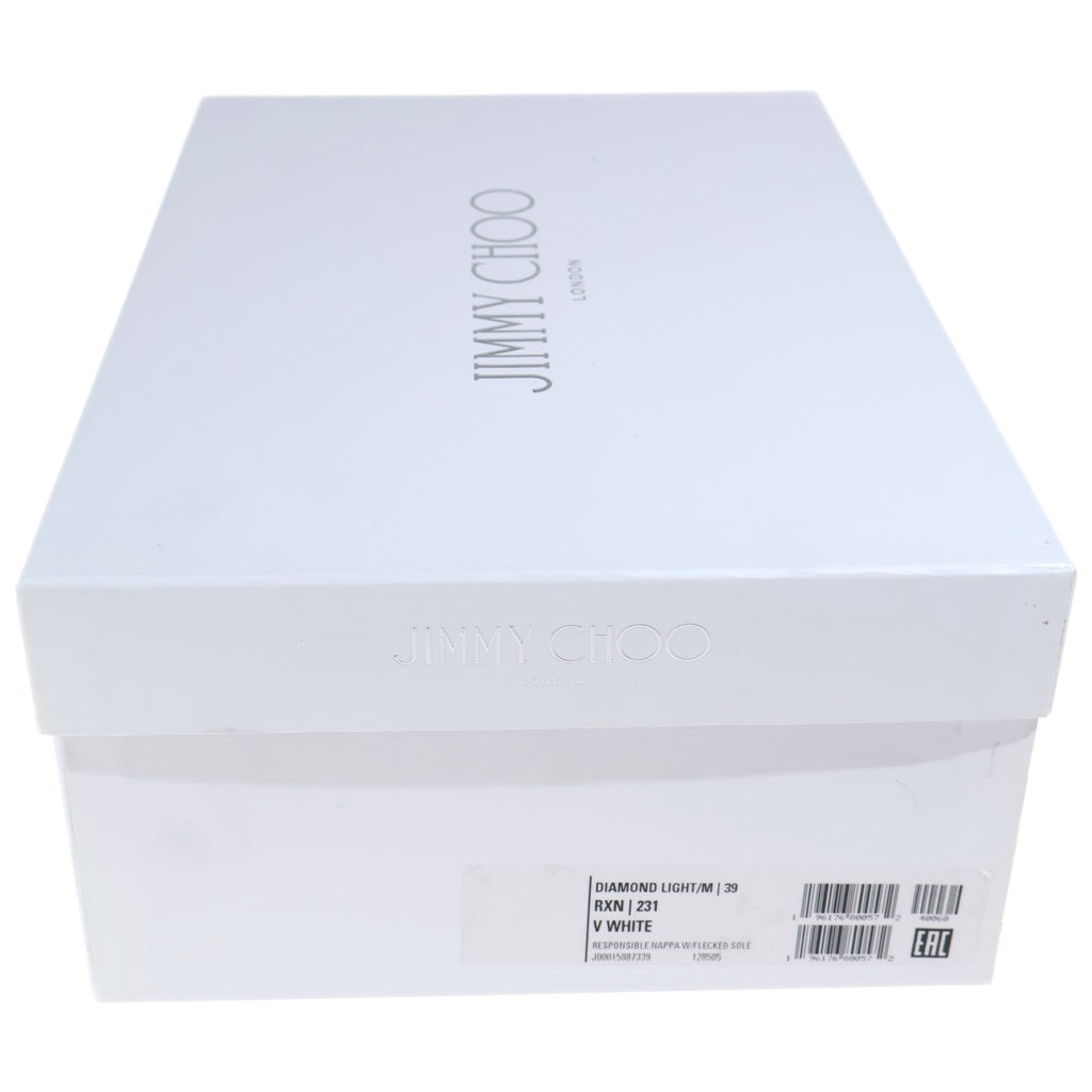 JIMMY CHOO(ジミーチュウ) DIAMOND LIGHT/M ダイヤモンドライトマキシ ローカットスニーカー シューズ ホワイト RXN 231 レディース