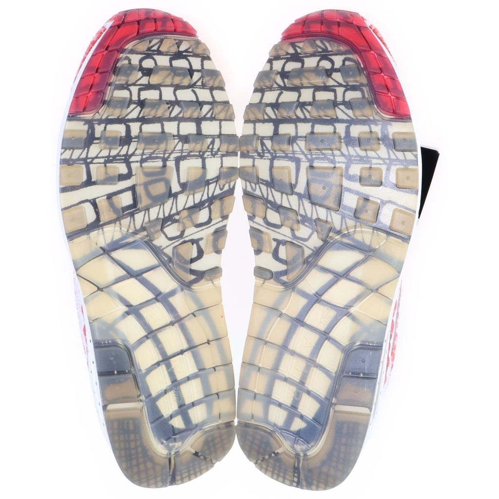 NIKE(ナイキ) AIR MAX 1 TINKER HATFIELD SKETCH TO SHELF エアマックス1 ティンカーハットフィールド スケッチトゥシェル ローカットスニーカー ホワイト/レッド US9.5/27.5cm CJ4286-101
