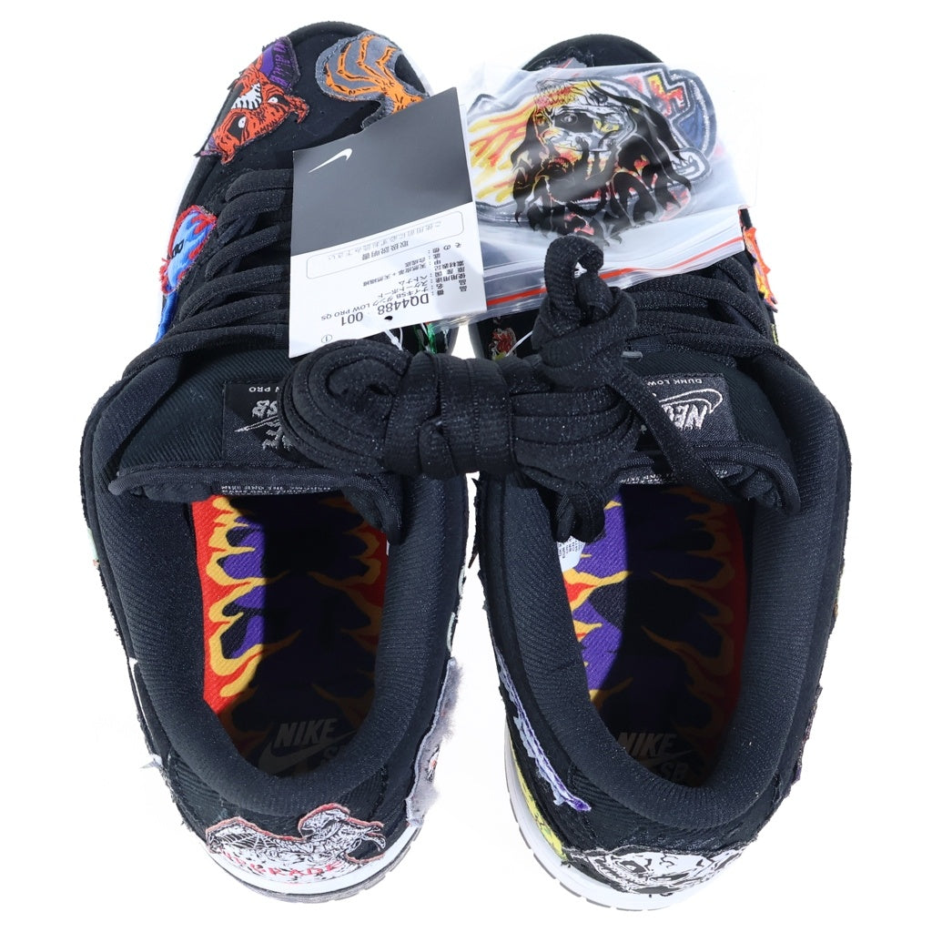 NIKE SB(ナイキエスビー) ×NECK FACE DUNK LOW PRO QS DQ4488-001ネックフェイス ダンク ローカットスニーカー ブラック US9/27cm DQ4488-001