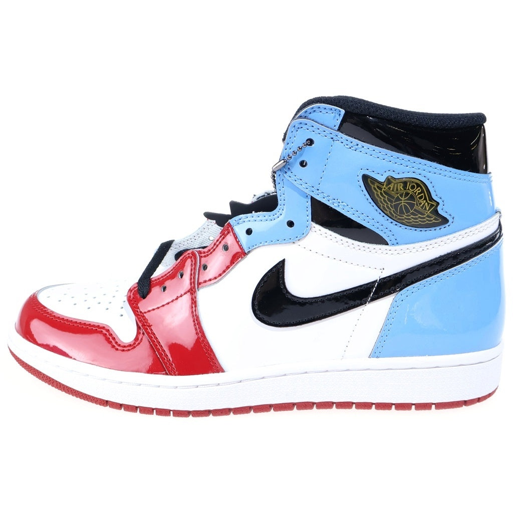 NIKE(ナイキ) AIR JORDAN1 HIGH OG FEARLESS エアジョーダン1 フィアレス ハイカットスニーカー ホワイト/レッド/ライトブルー US9/27cm CK5666-100