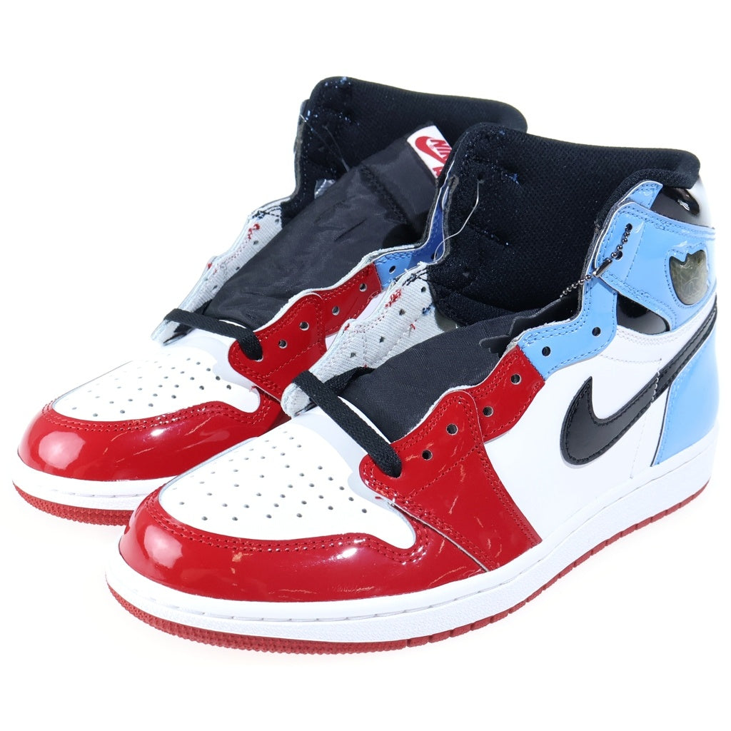 NIKE(ナイキ) AIR JORDAN1 HIGH OG FEARLESS エアジョーダン1 フィアレス ハイカットスニーカー ホワイト/レッド/ライトブルー US9/27cm CK5666-100