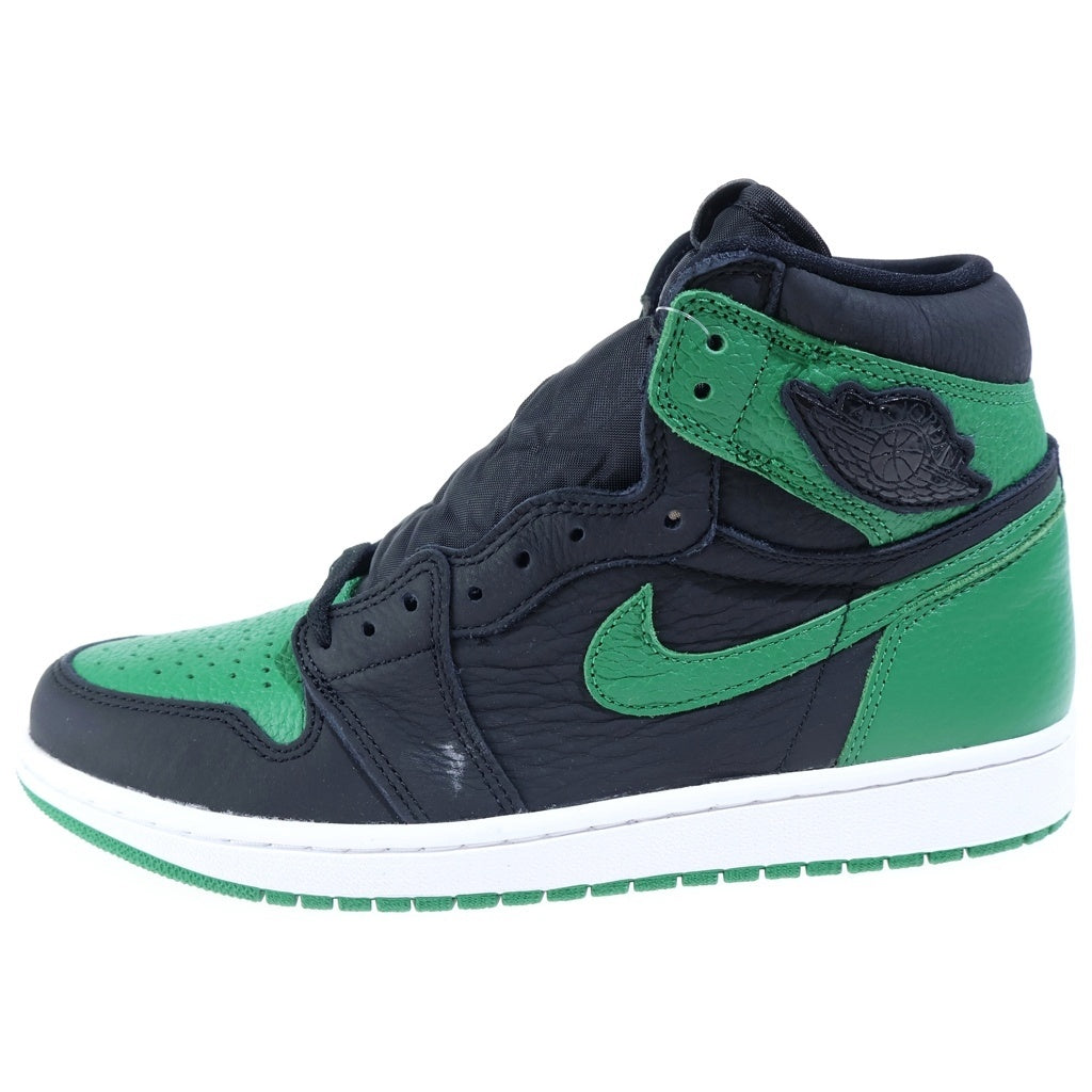 NIKE(ナイキ) AIR JORDAN 1 RETRO HIGH OG BLACK PINE GREEN (2020) エアジョーダン1 ハイカットスニーカー ブラック/グリーン US9.5/27.5cm 555088-030