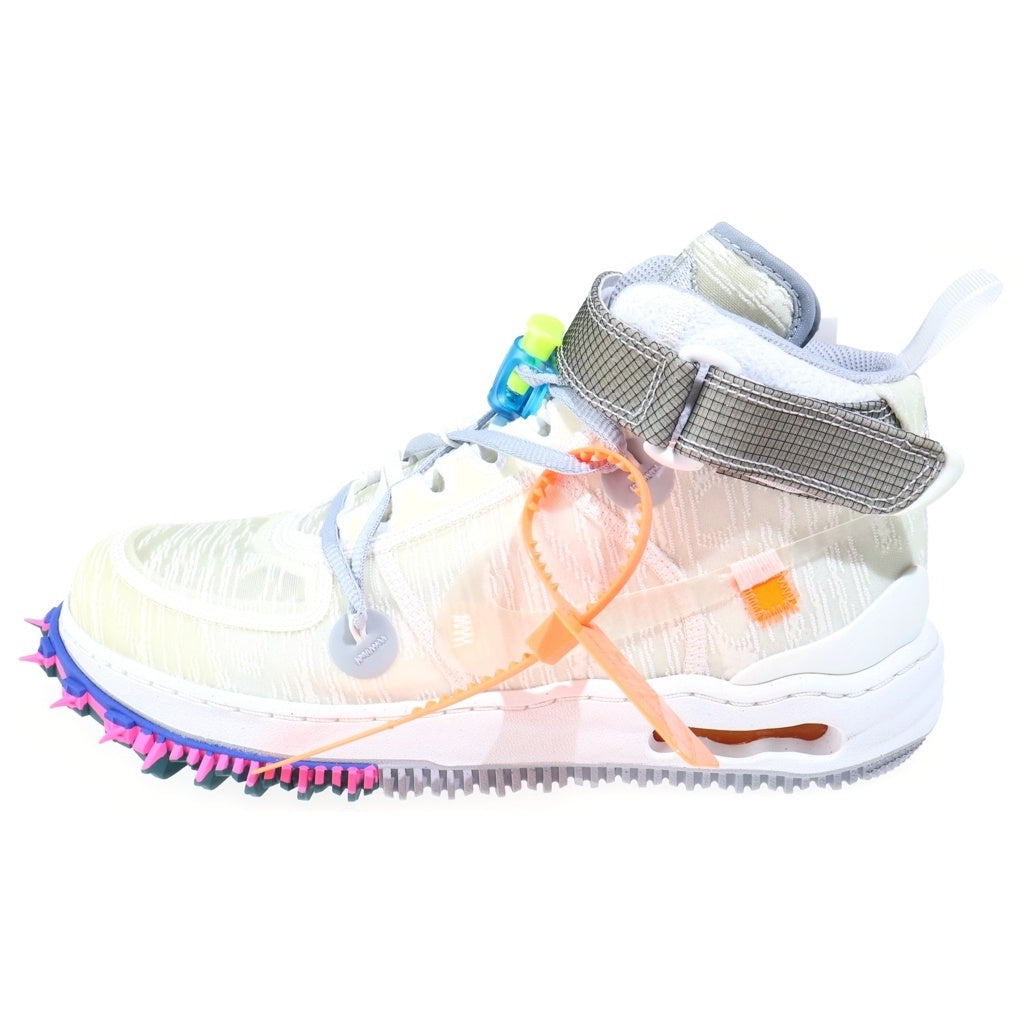 NIKE(ナイキ) ×OFF WHITE AIR FORCE 1 MID SP オフホワイト エアフォース1 ミッドカットスニーカー ホワイト US9/27cm DO6290-100