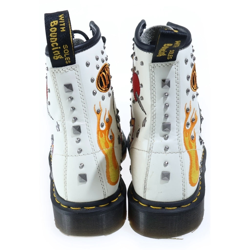 Dr.Martens(ドクターマーチン) ORIGINALS BOOTS 刺繍 オリジナルブーツ 8ホール ホワイト #UK7 1460 R24207100