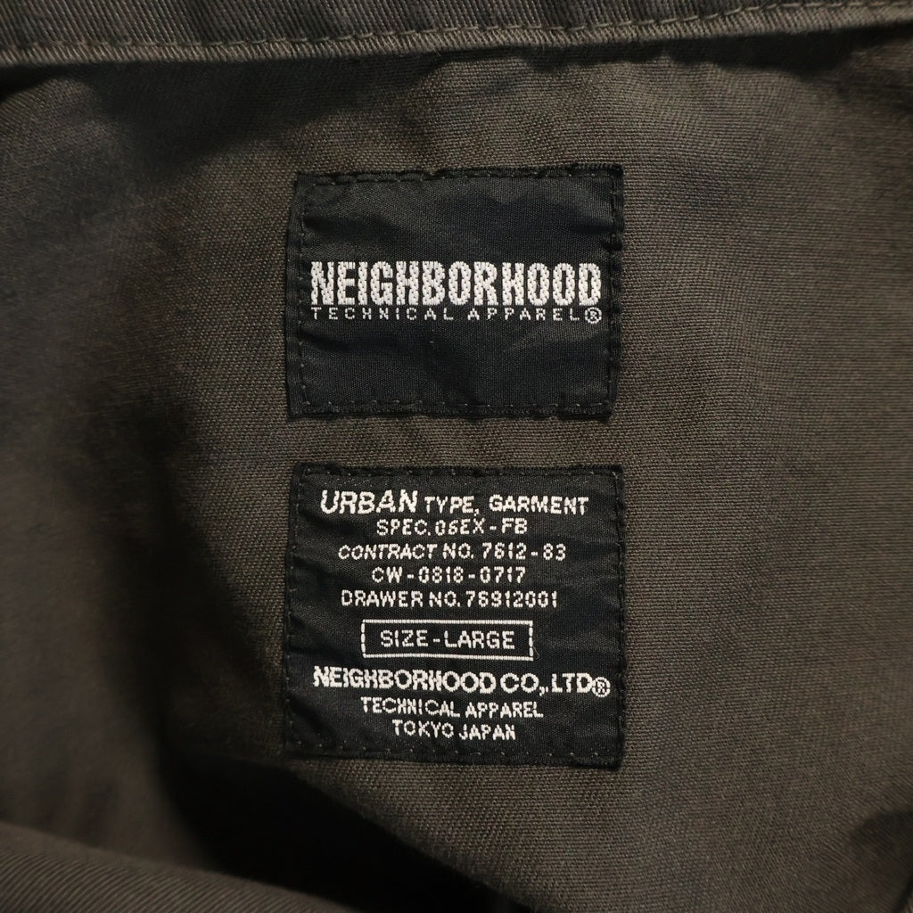 NEIGHBORHOOD(ネイバーフッド) 06SS バックプリントロゴ 半袖オールインワン ツナギ ワークウェア ダークグレー TSNH-PT-05