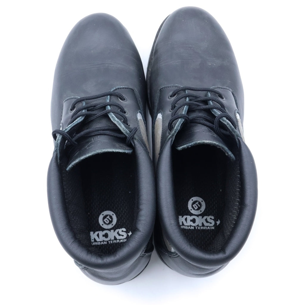 WTAPS(ダブルタップス) スウェード/レザー チャッカブーツ ブラック/ベージュ US9/27cm