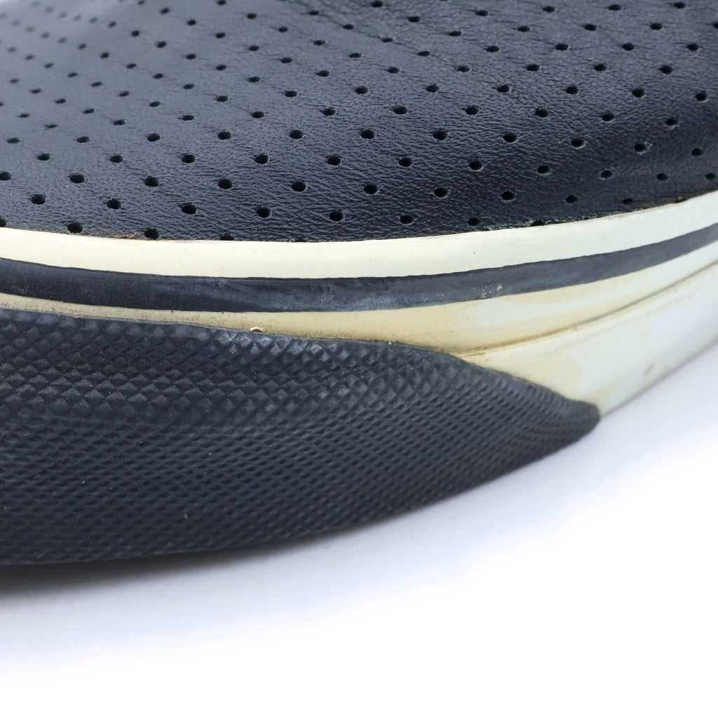 NEIGHBORHOOD(ネイバーフッド) ×MAD FOOT マッドフット レザー スリッポン ローカットスニーカー ブラック US10/28cm