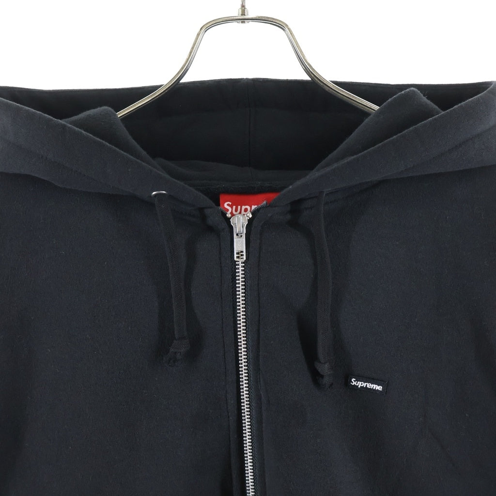 SUPREME(シュプリーム) 23AW Small Box Zip Up Hooded Sweatshirt スモールボックスロゴ スウェットジップパーカー ブラック
