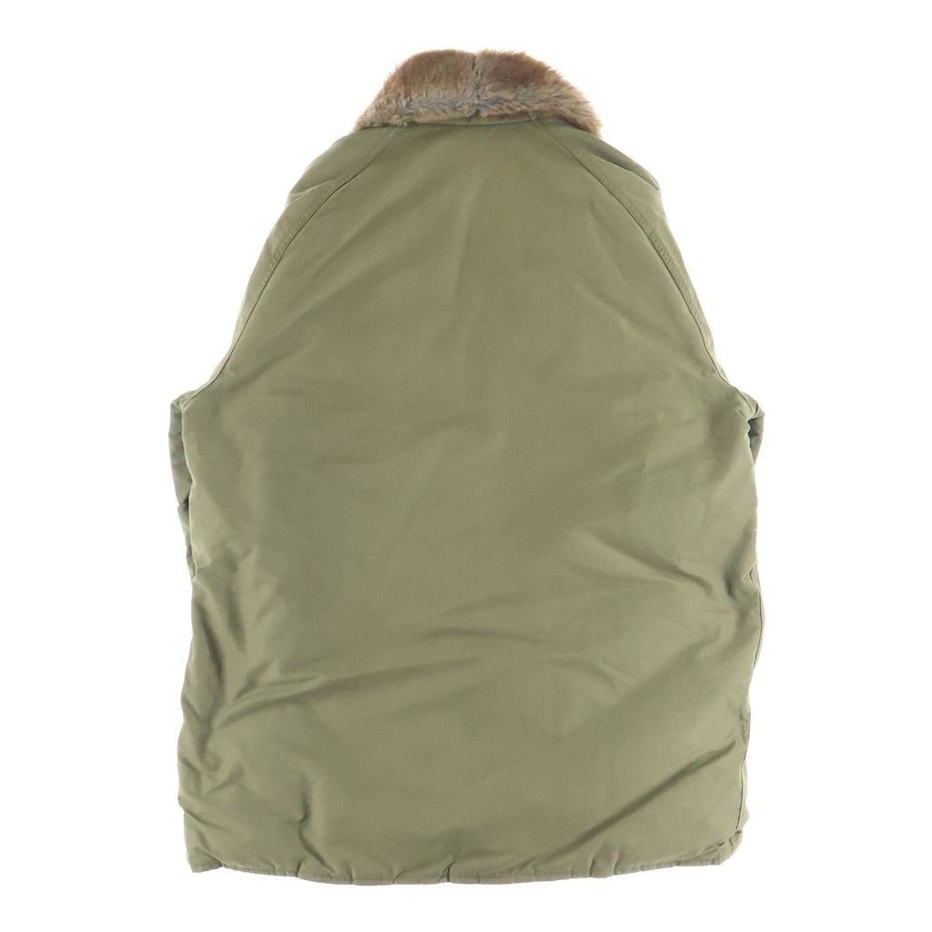 Eddie Bauer(エディバウワー) 60S VINTAGE ノースウィンド 襟ファー付き ノースウィンドジャケット 日の出タグ カーキ