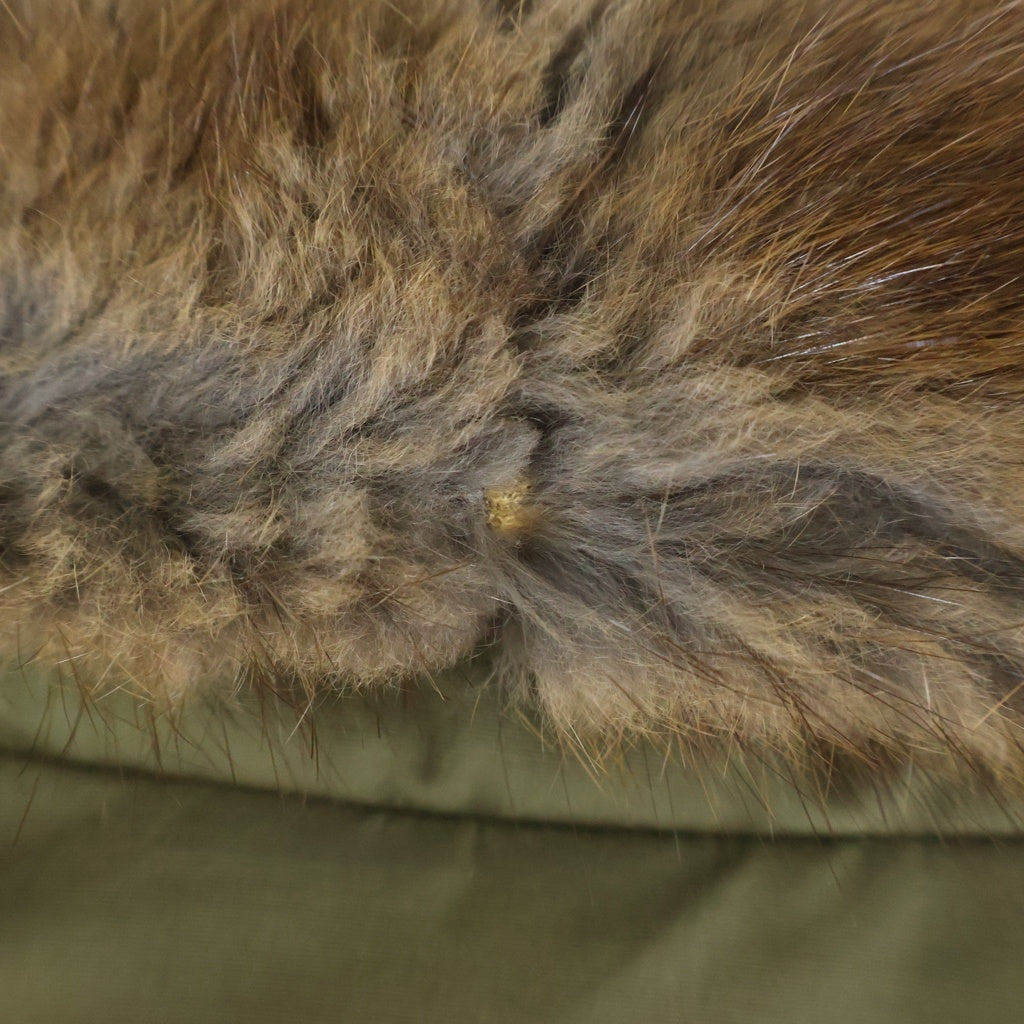 Eddie Bauer(エディバウワー) 60S VINTAGE ノースウィンド 襟ファー付き ノースウィンドジャケット 日の出タグ カーキ