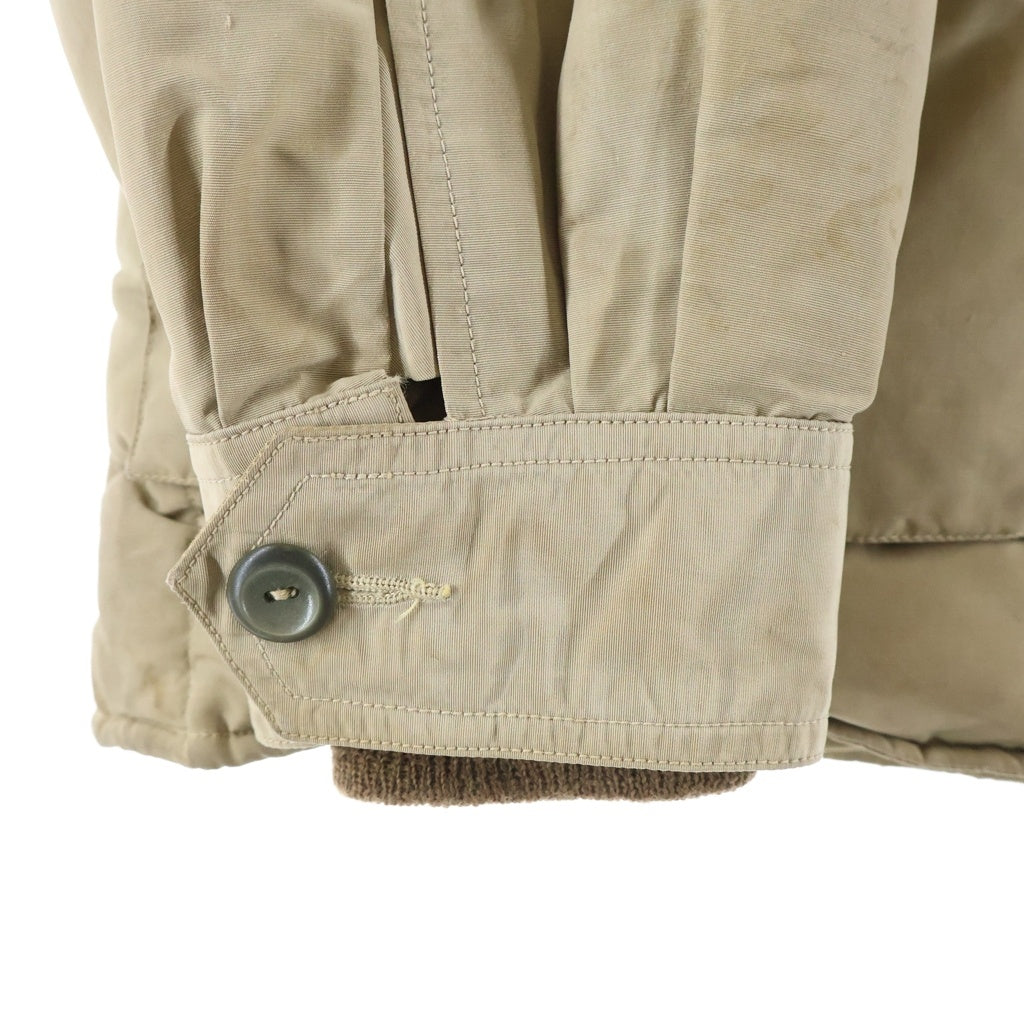 Eddie Bauer(エディバウワー) 60S VINATGE 襟ファー付き ダウンジャケット 日の出タグ ベージュ