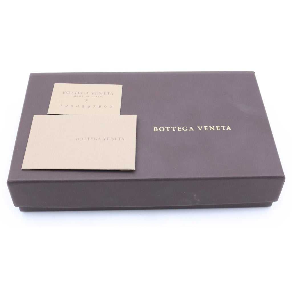 BOTTEGA VENETA(ボッテガヴェネタ) イントレチャート ラウンドファスナー ロングウォレット 長財布 ブラック