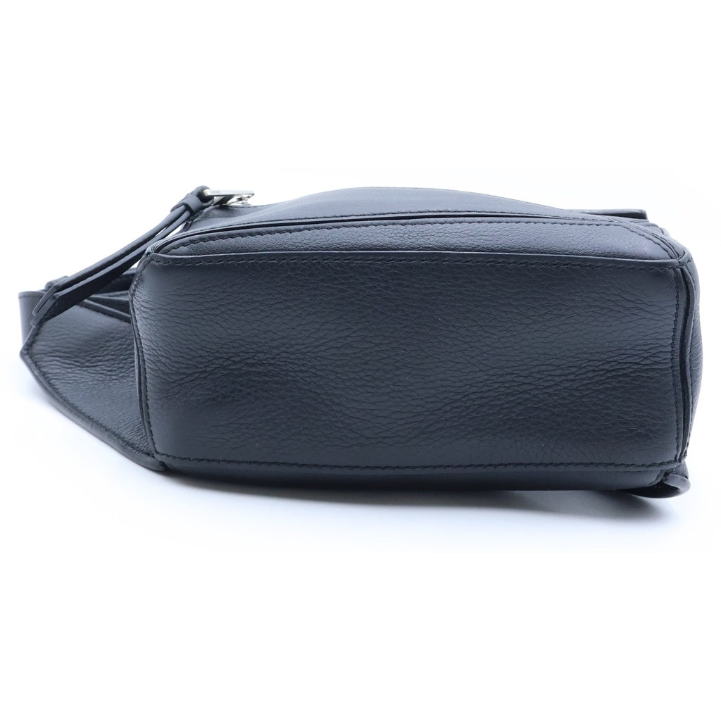 LOEWE(ロエベ) クロスボディバッグ パズル バムバッグ スモール ショルダーバッグ ブラック レザー B510SEBX02 シルバー金具 レディース