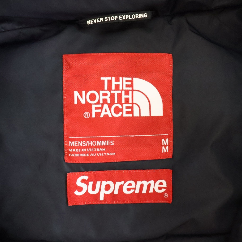 SUPREME(シュプリーム) 21SS ×THE NORTH FACE Studded Nuptse Vest ザノースフェイス スタッデッド ヌプシベスト ダウンベスト ブラック/ブルー ND42102I
