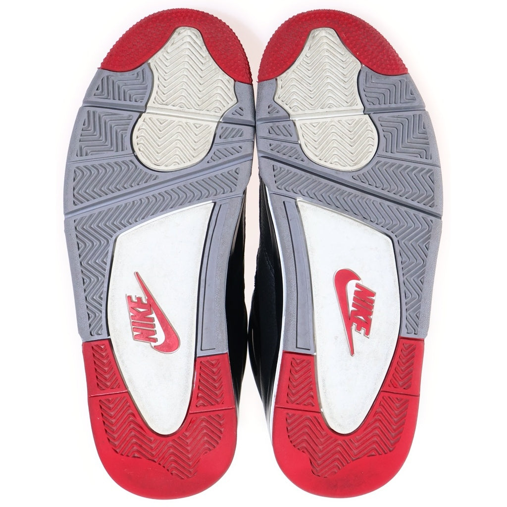 NIKE(ナイキ) AIR JORDAN 4 RETRO BRED REIMAGINED エアジョーダン4 ブレッド リイマジンド ハイカットスニーカー ブラック US9/27cm FV5029-006