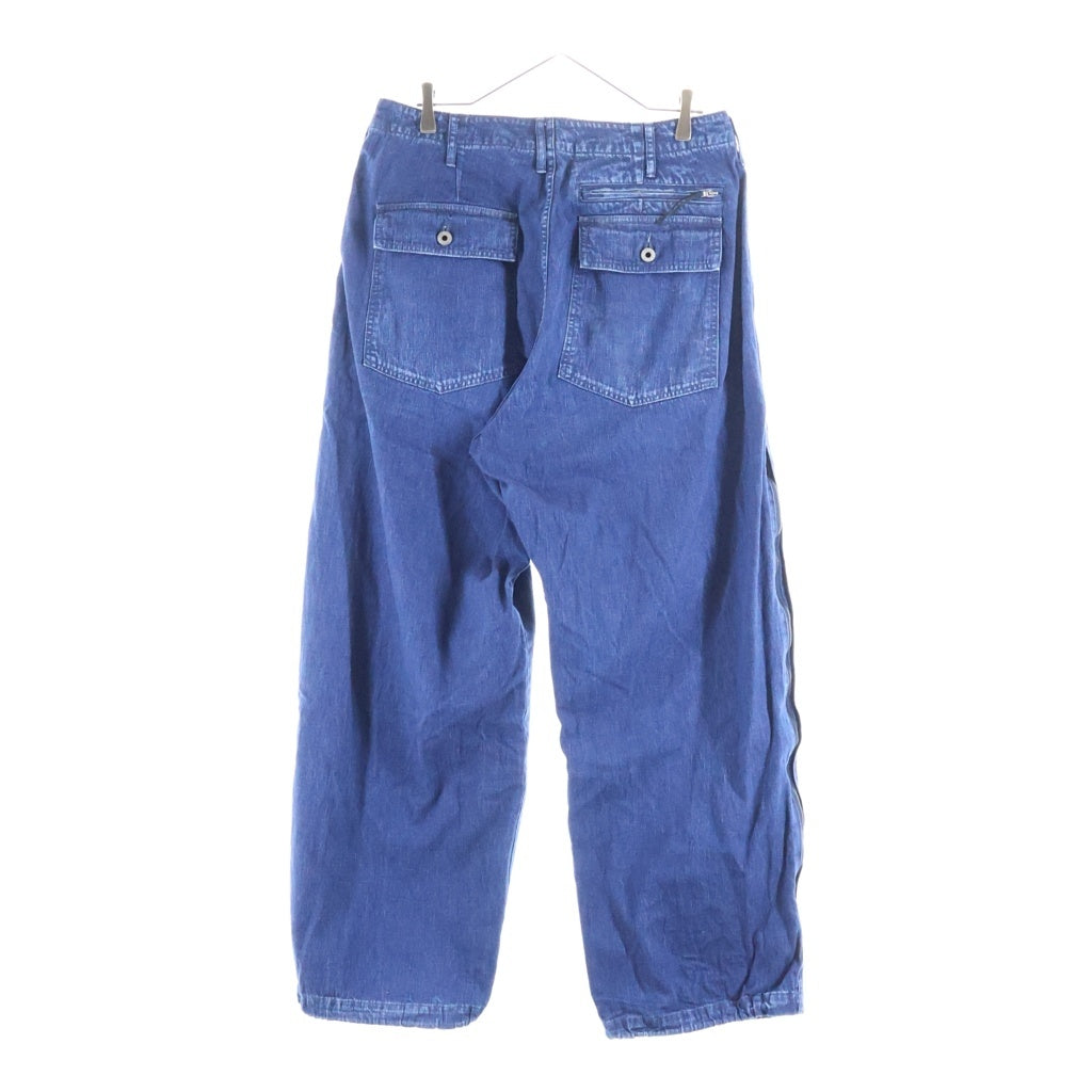 ALOUND(アラウンド) VENTILATION DENIM WORK PANTS ベンチレーションデニムワークパンツ ワイドジーンズ インディゴ