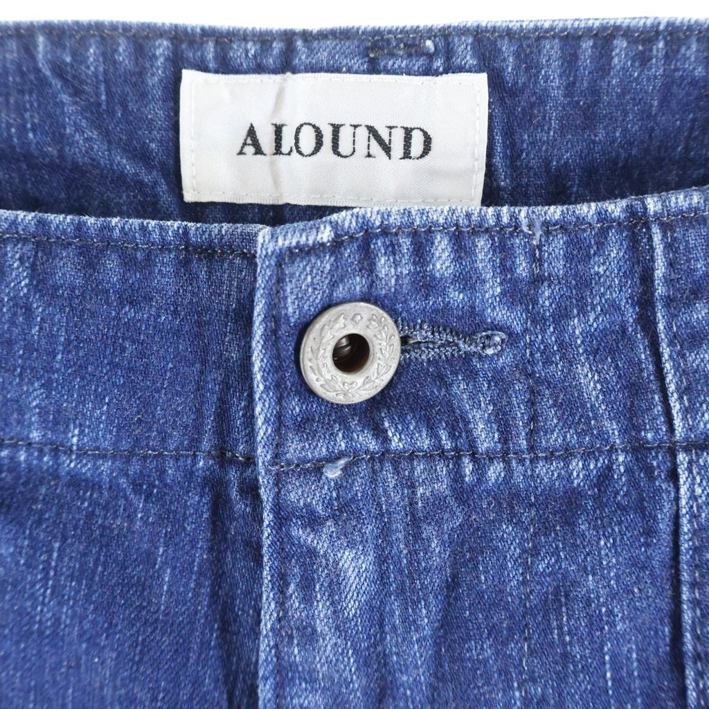 ALOUND(アラウンド) VENTILATION DENIM WORK PANTS ベンチレーションデニムワークパンツ ワイドジーンズ インディゴ
