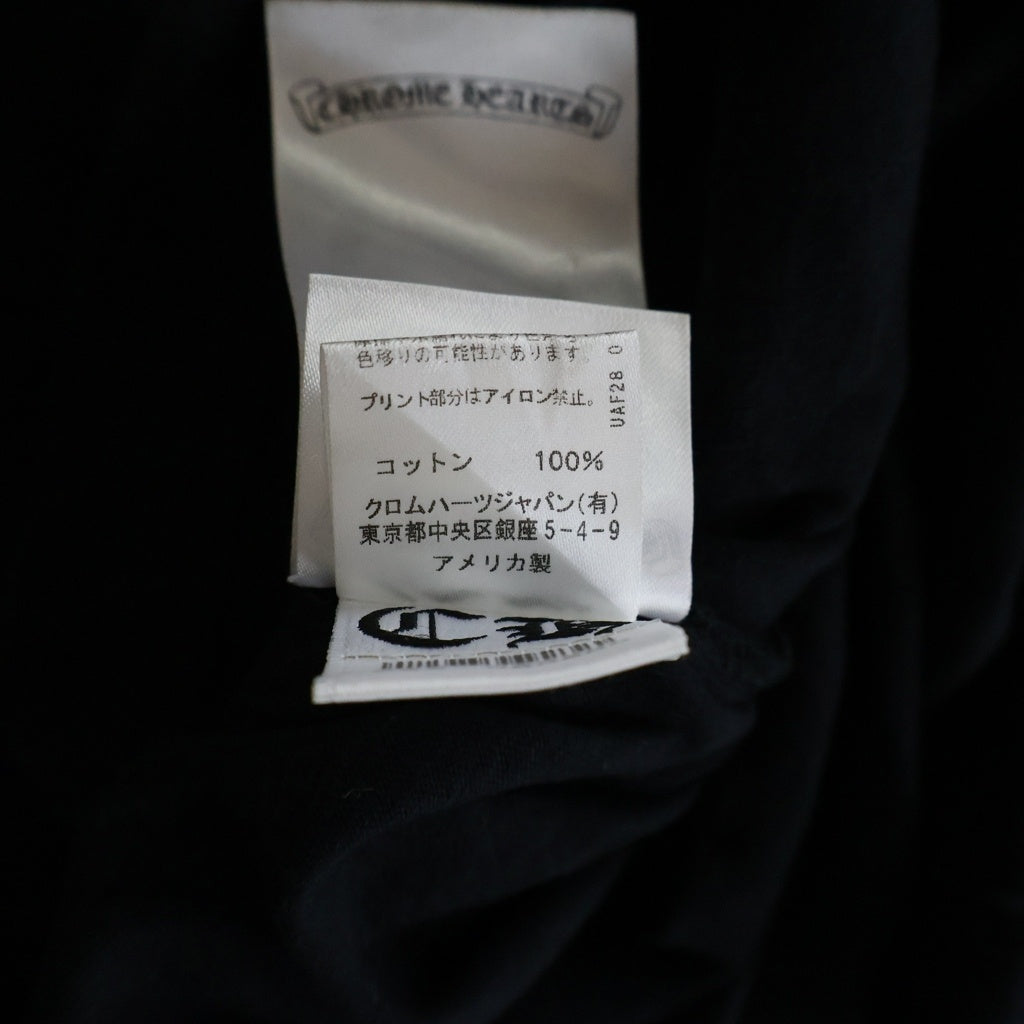 CHROME HEARTS(クロムハーツ) FOTI S/S TEE フォティ ナスカル プリントロゴ 半袖Tシャツ カットソー ブラック