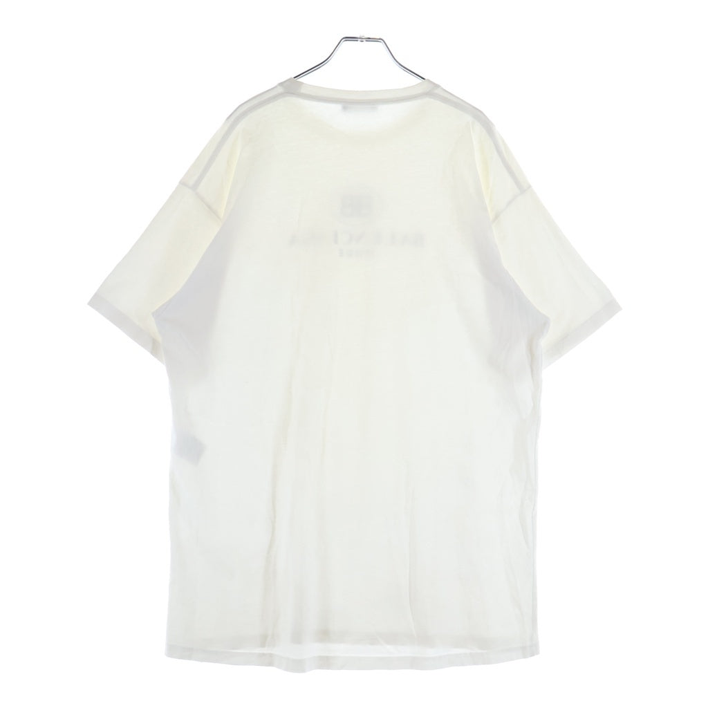 BALENCIAGA(バレンシアガ) 19SS BBロゴプリント 半袖Tシャツ カットソー ホワイト 556150 TKF23