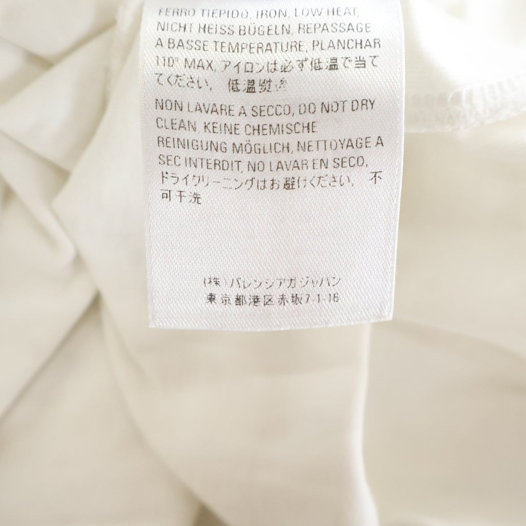 BALENCIAGA(バレンシアガ) 19SS BBロゴプリント 半袖Tシャツ カットソー ホワイト 556150 TKF23