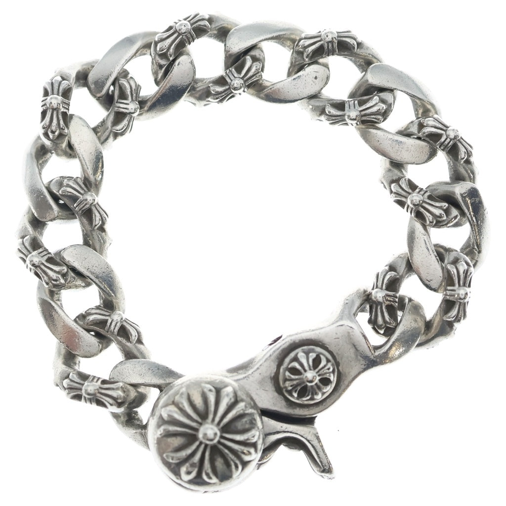 CHROME HEARTS(クロムハーツ) FNCY CHN LNK ファンシーリンククリップブレスレット 13リンク シルバー BCA145