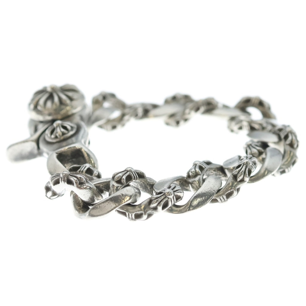 CHROME HEARTS(クロムハーツ) FNCY CHN LNK ファンシーリンククリップブレスレット 13リンク シルバー BCA145