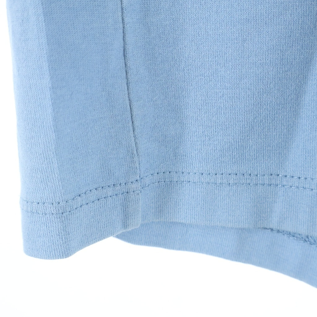 CELINE(セリーヌ) ロゴプリント クルーネック 半袖 Tシャツ カットソー コットン スカイブルー 2X681671Q