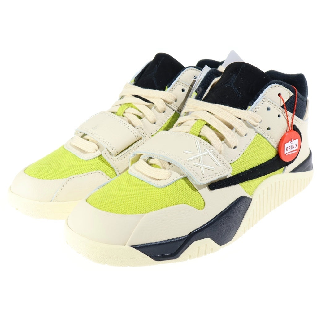 NIKE(ナイキ) ×TRAVIS SCOTT JUMPMAN JACK TR FZ8117-102 トラヴィススコット ジャンプマンジャック ローカットスニーカー ベージュ/イエロー US10/28cm