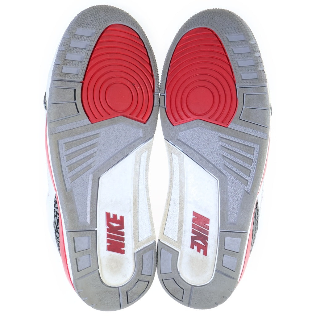 NIKE(ナイキ) AIR JORDAN 3 RETRO OG FIRE RED DN3707-160 エアジョーダン3 ファイヤーレッド ミッドカットスニーカー ホワイト/レッド US10/28cm