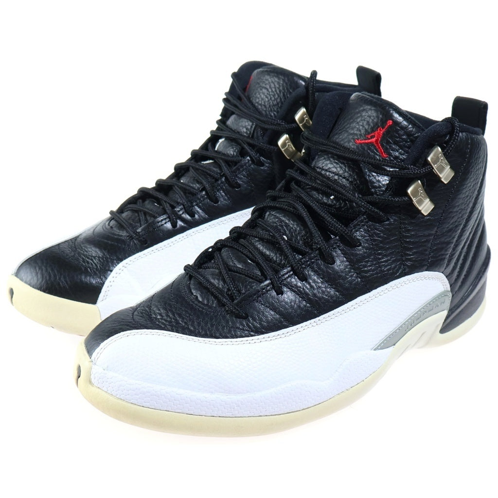 NIKE(ナイキ) AIR JORDAN 12 RETRO PLAYOFFS エアジョーダン12 プレイオフ ハイカットスニーカー ブラック/ホワイト US10/28cm CT8013-006