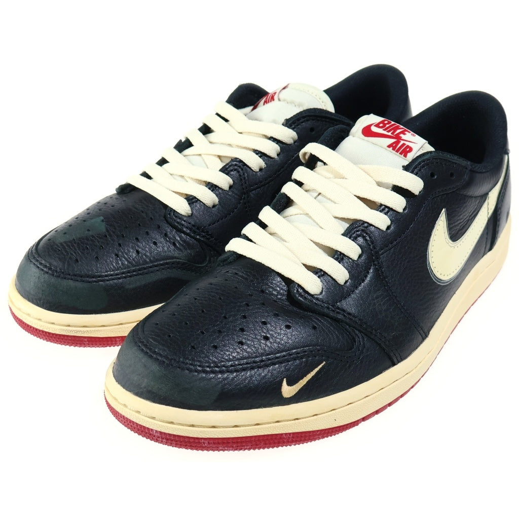 NIKE(ナイキ) ×NIGEL SYLVESTER AIR JORDAN 1 RETRO LW OG IB8958-001 ナイジェルシルベスター エアジョーダン1 ローカットスニーカー ブラック/セイル US10/28cm