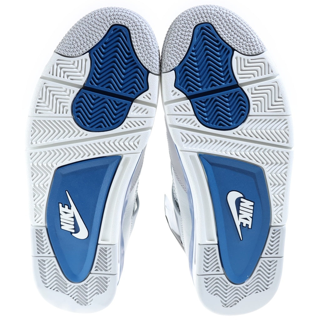 NIKE(ナイキ) AIR JORDAN 4 RETRO INDUSTRIAL BLUE FV5029-141 エアジョーダン4 レトロ インダストリアルブルー ハイカットスニーカー ホワイト/ブルー US10/28cm