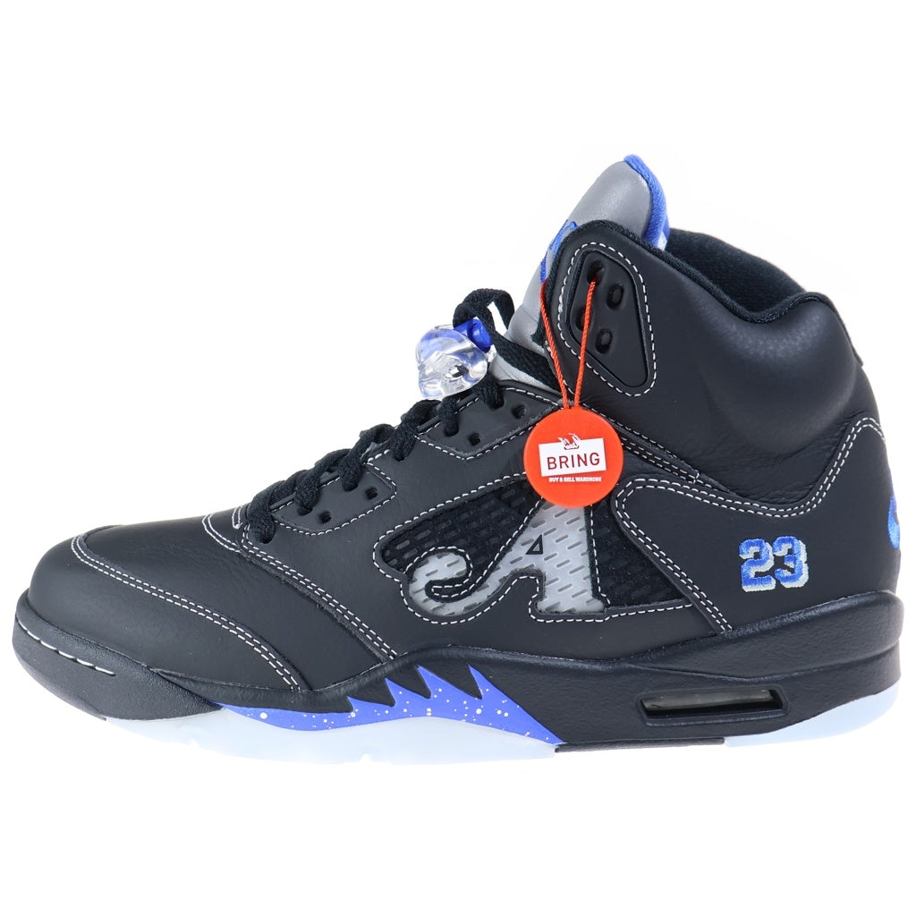 NIKE(ナイキ) ×AWAKE NEW YORK AIR JORDAN 5 RETRO OG アウェイクニューヨーク エアジョーダン5 ハイカットスニーカー ブラック/ブルー US10/28cm DV4982-004