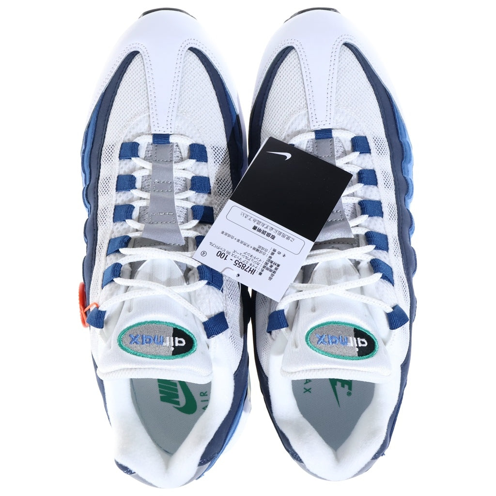 NIKE(ナイキ) AIR MAX 95 BIGBUBBLE IH7855-100 エアマックス95 OG ビッグバブル ローカットスニーカー ホワイト/ブルー US10/28cm